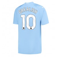 Stroje piłkarskie Manchester City Jack Grealish #10 Koszulka Podstawowej 2023-24 Krótki Rękaw